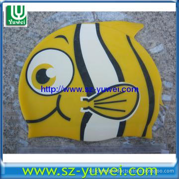 Eco-friendly Silicone Swimming Caps to protect hair for Kids